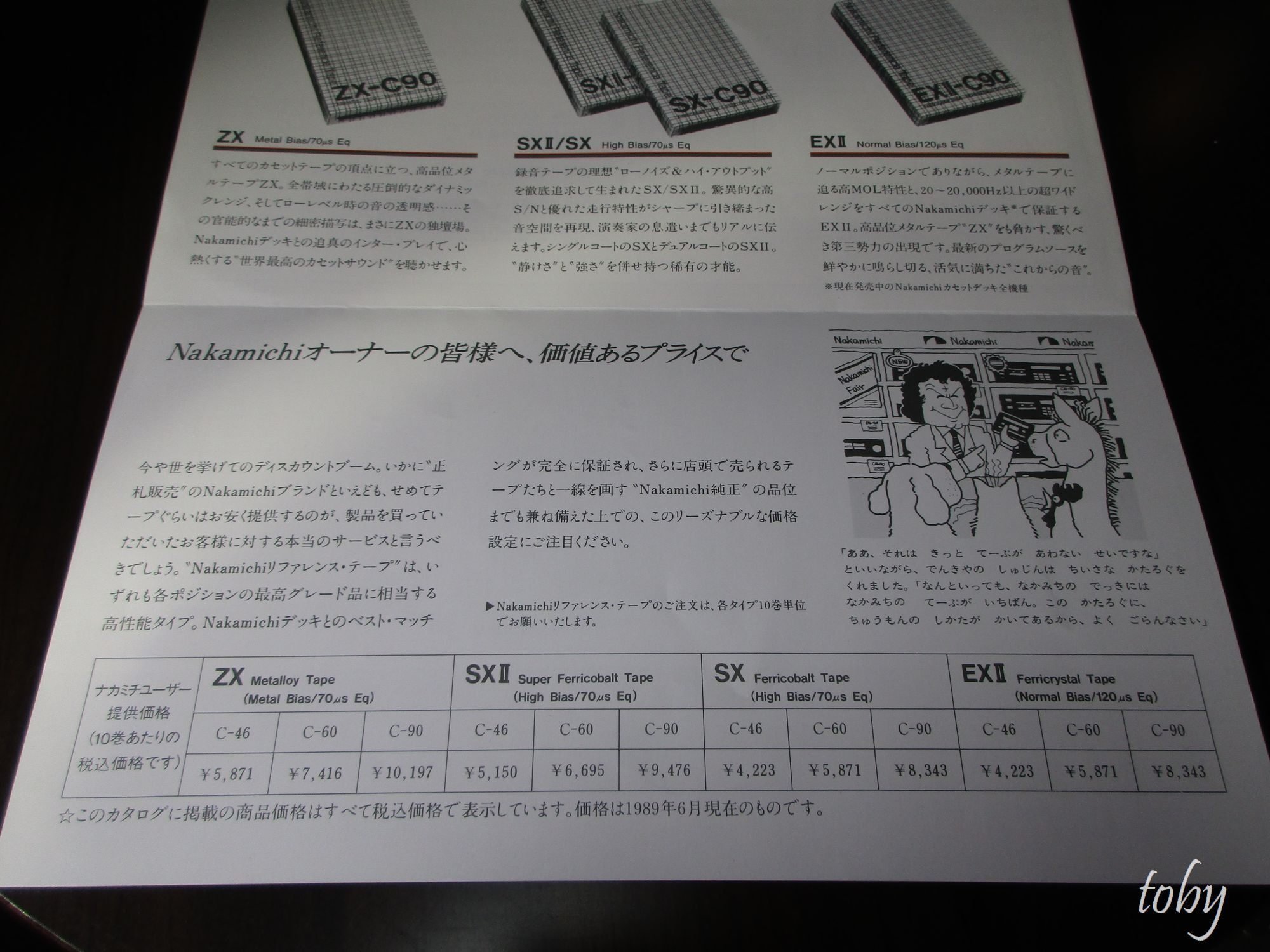 ナカミチの考察(VOL.8)] ナカミチのカセットテープ｜ナカミチの道