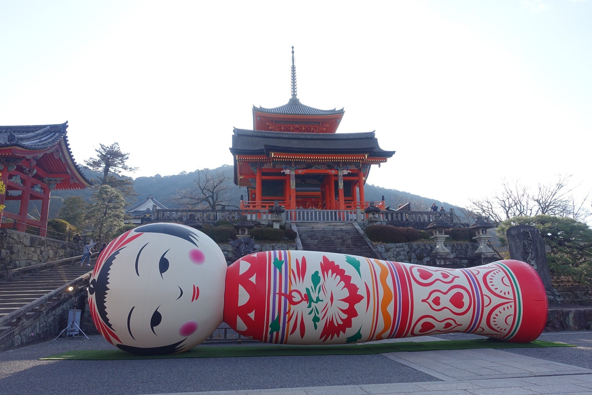 こけしの花子さんを見に清水寺散歩(24.3.10)｜京都散歩記録
