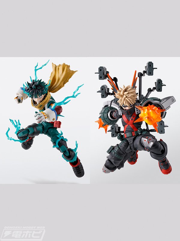 ヒロアカ』S.H.Figuarts 緑谷出久＆爆豪勝己用のオプション