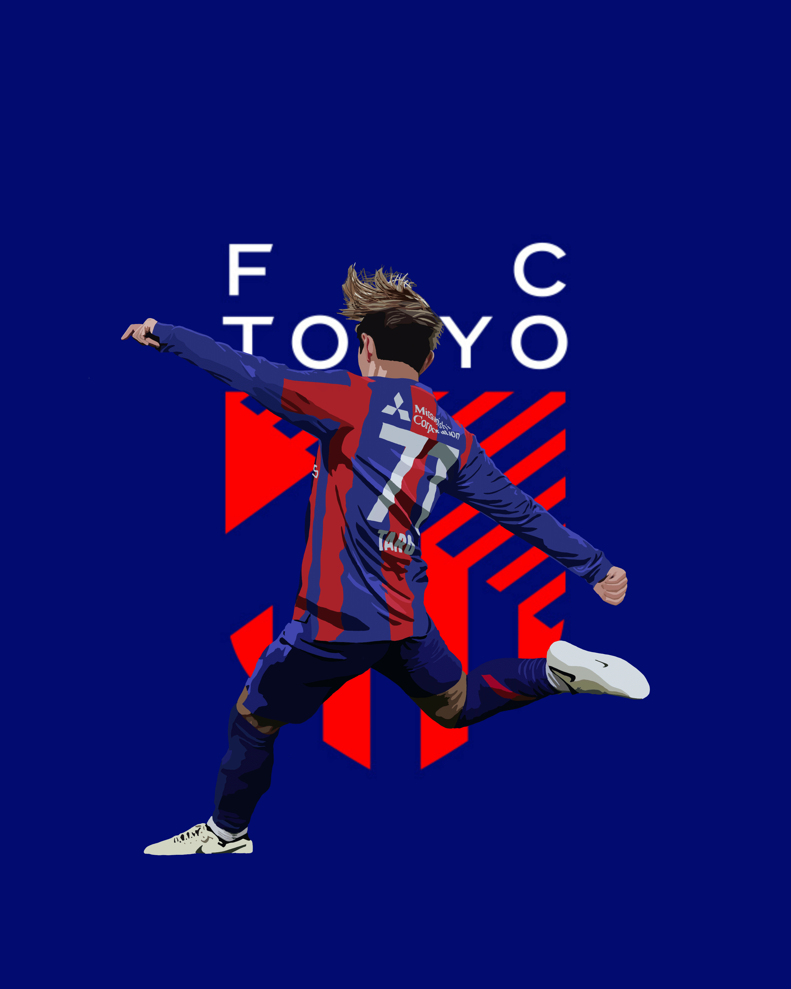 FC東京】荒木遼太郎イラスト｜442 /よんよんに。