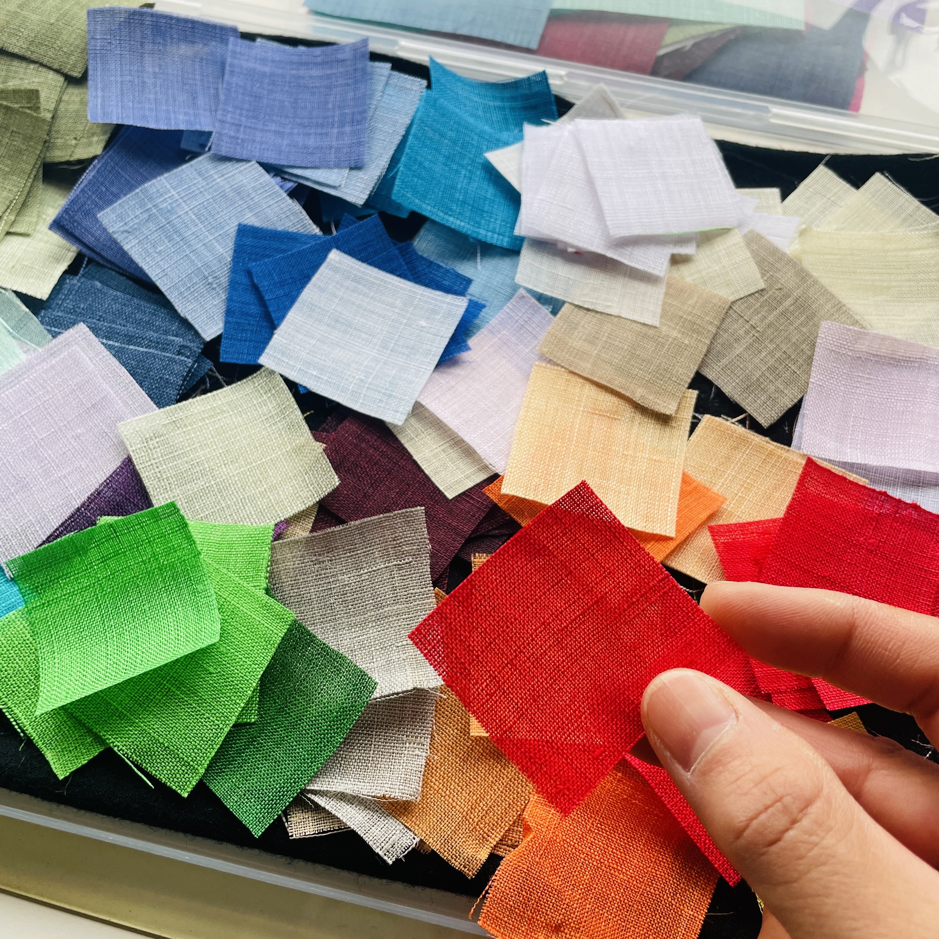 カラフルな韓国の生地いろいろ｜pojagi*sono