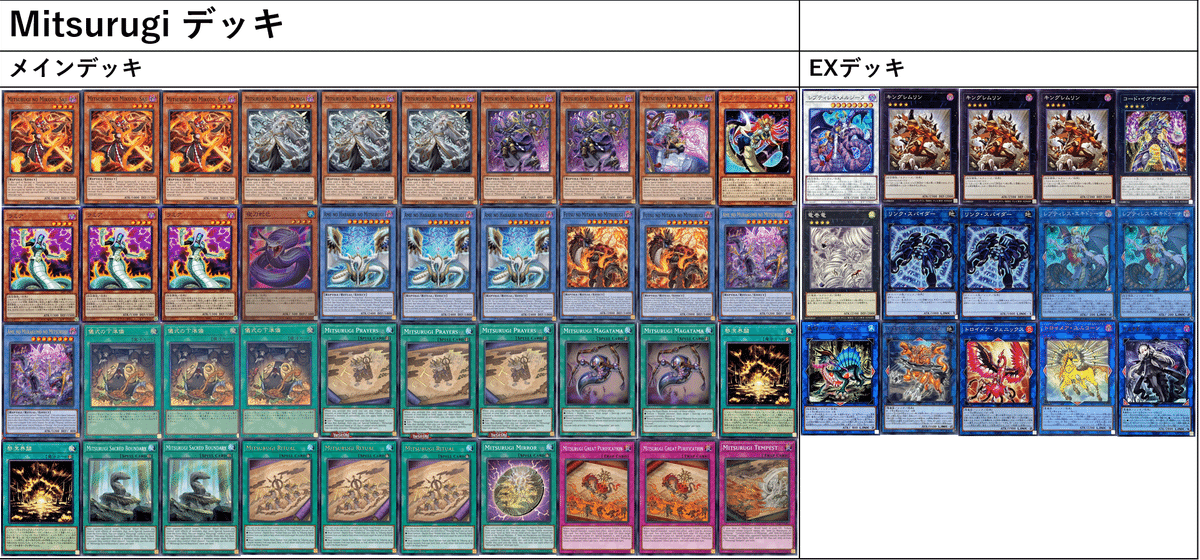 遊戯王 本格構築巳剣デッキ みつるぎ 巳剣之神鏡(ミツルギノシンキョウ