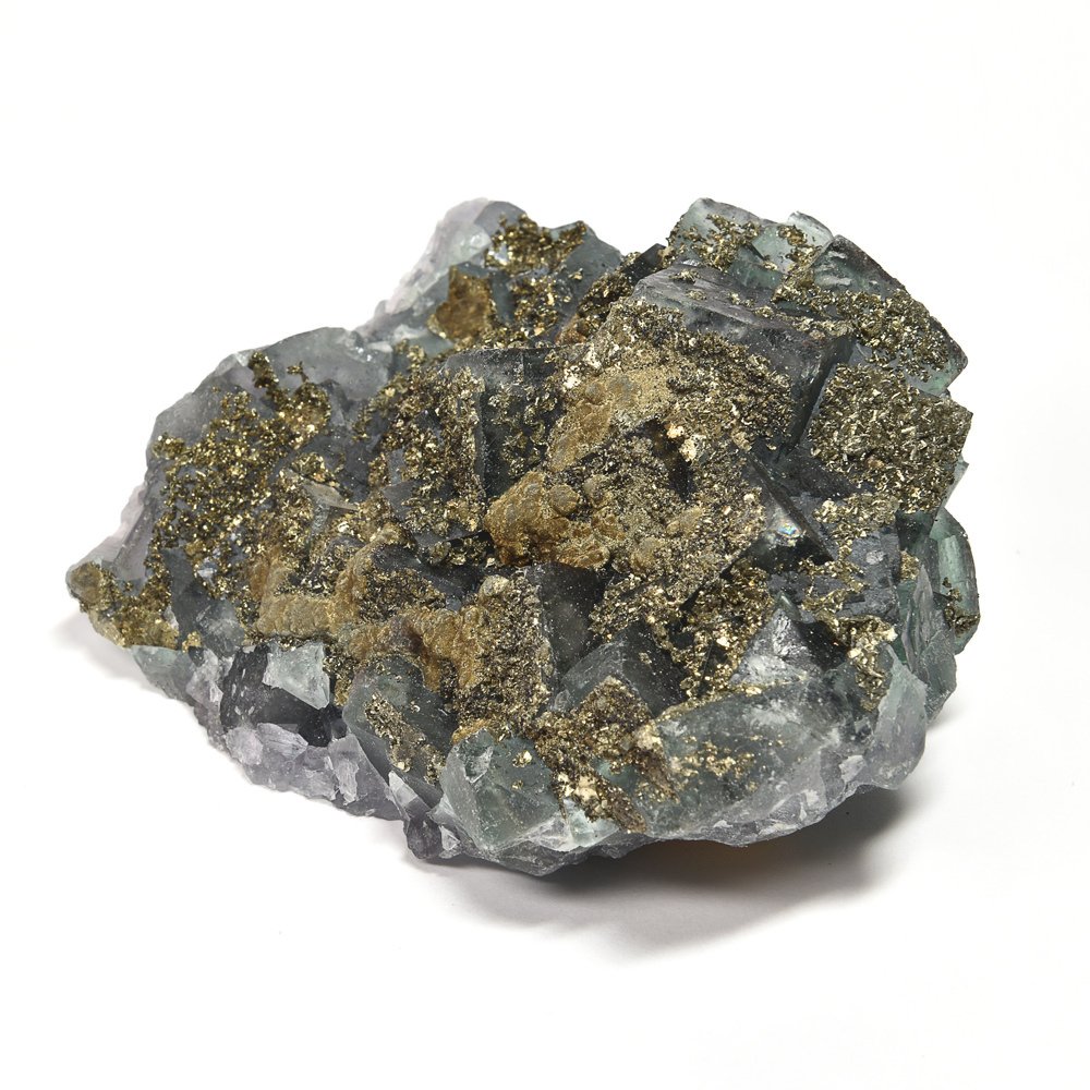 星空と宝箱の共演。ナイジェリア産「パイライト・オン・フローライト