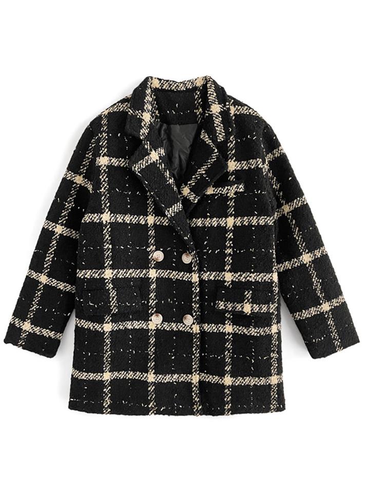 GRL(グレイル)の「チェック柄ラメツイードテーラードジャケット」 - PARTE