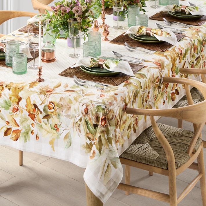 Chestnut Tablecloth | Williams Sonoma