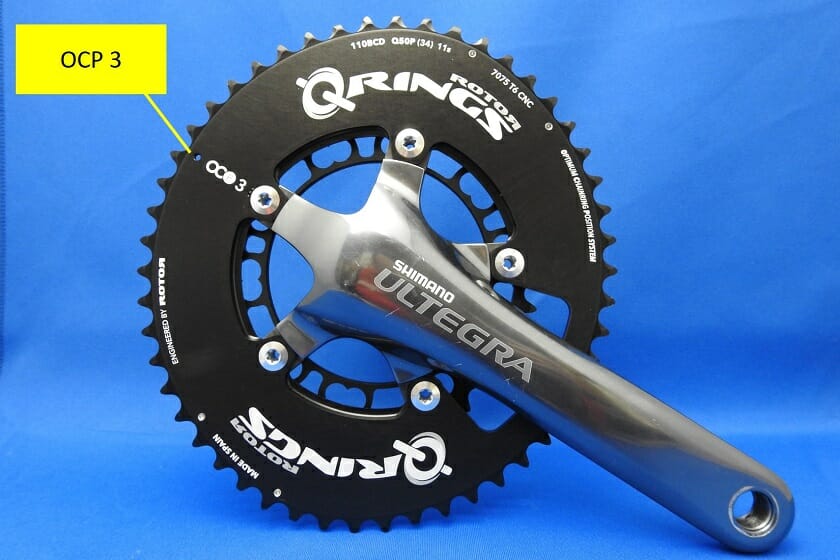 コンパクトクランクに ROTOR Q-RINGS オーバルチェーンリングを導入