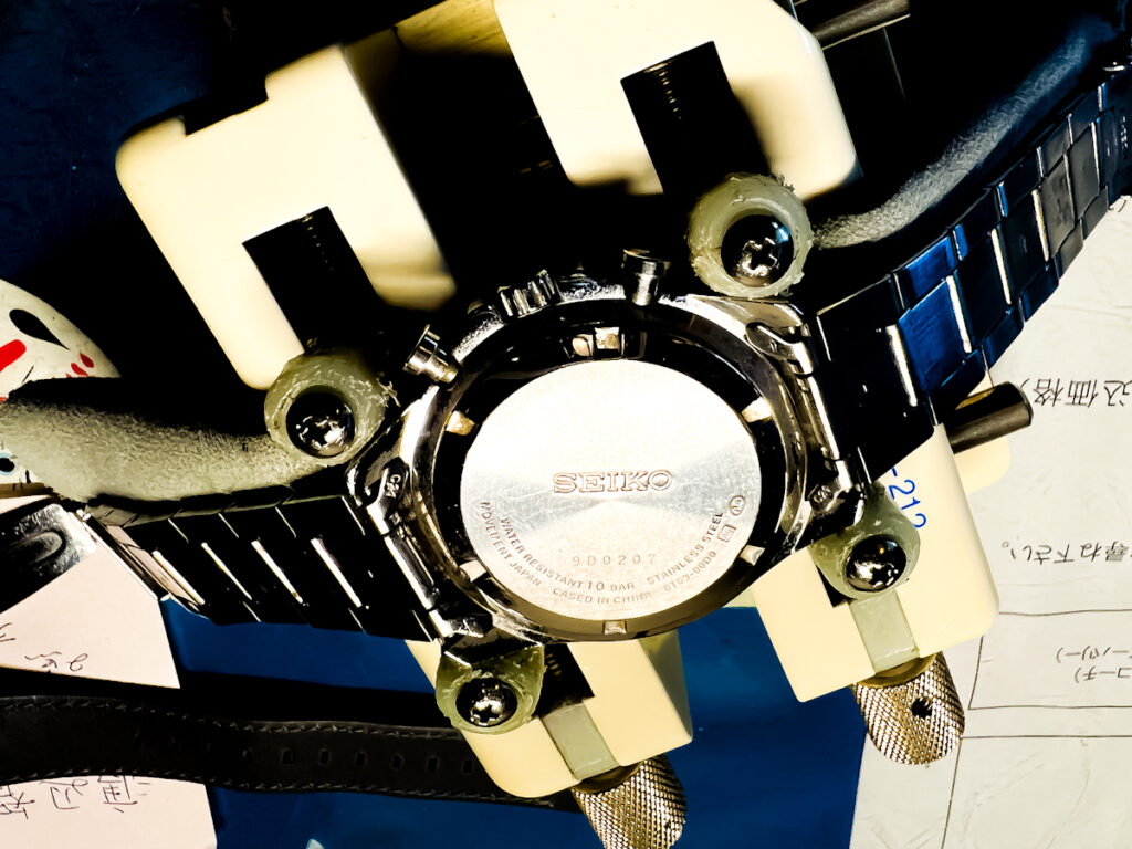 セイコークロノグラフ電池交換のご依頼。SEIKO Chronograph battery