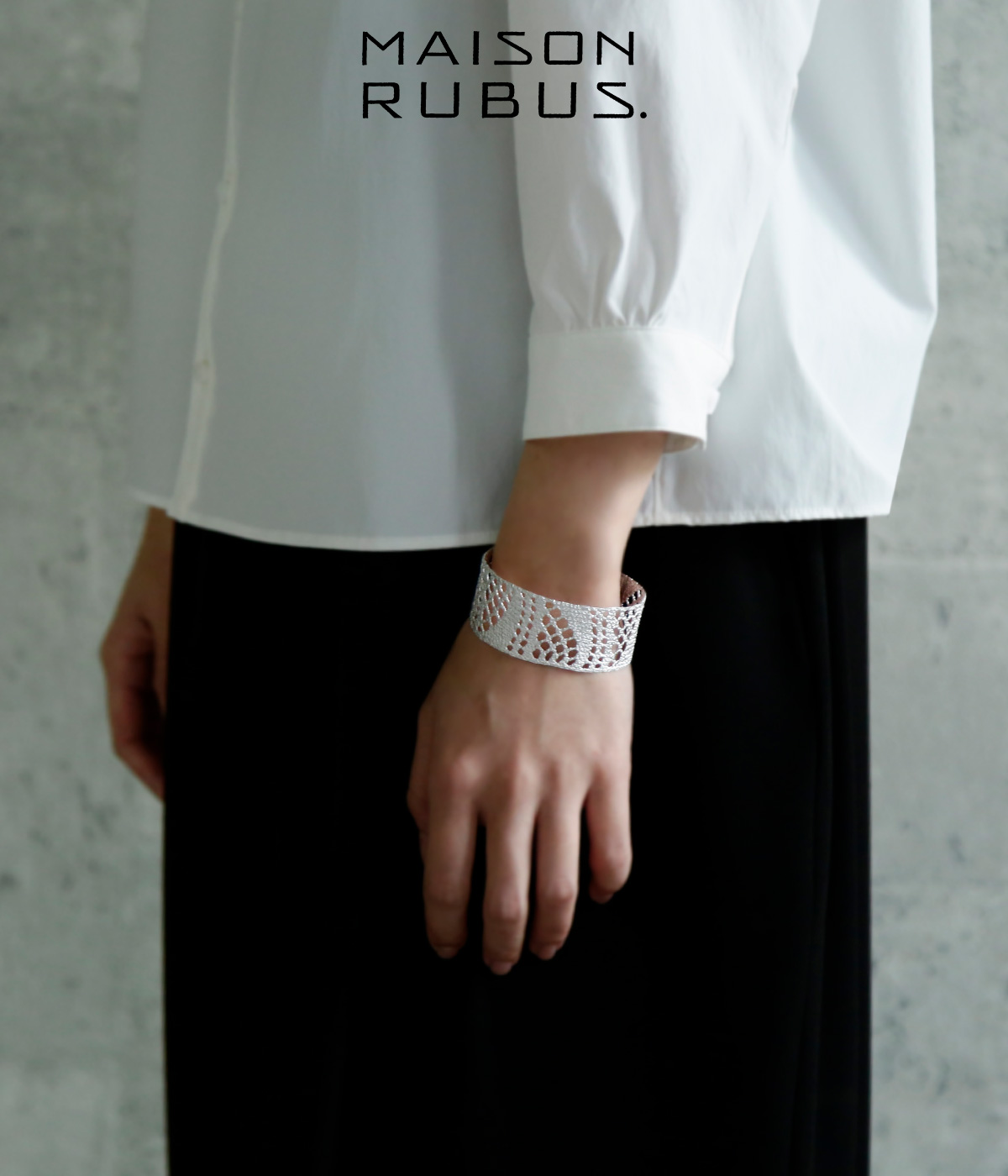 MAISON RUBUS.(メゾンルーバス)リコレクション シルバー レース