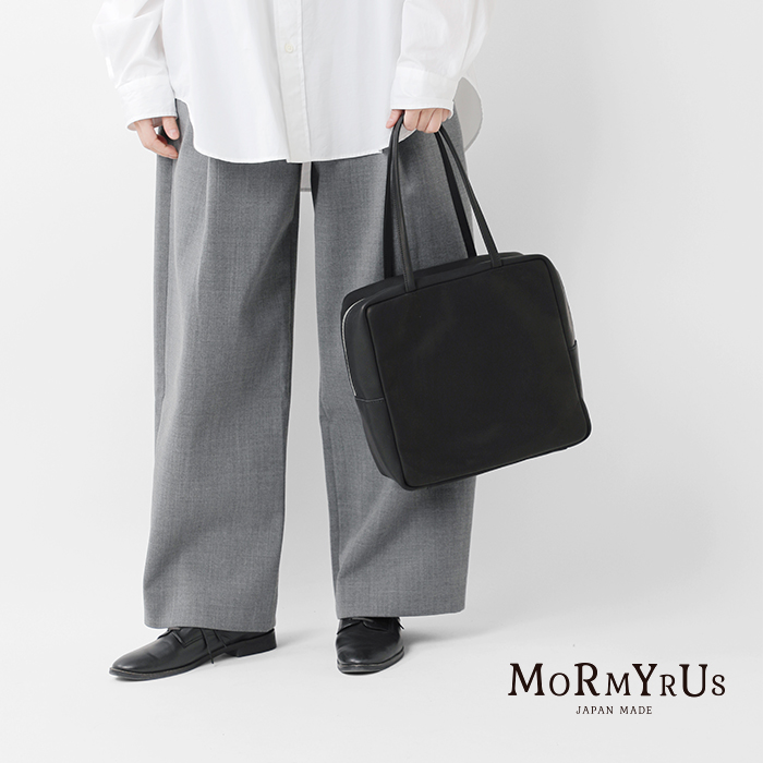 クーポン対象】mormyrus モルミルス レザー スクエア トートバッグ m