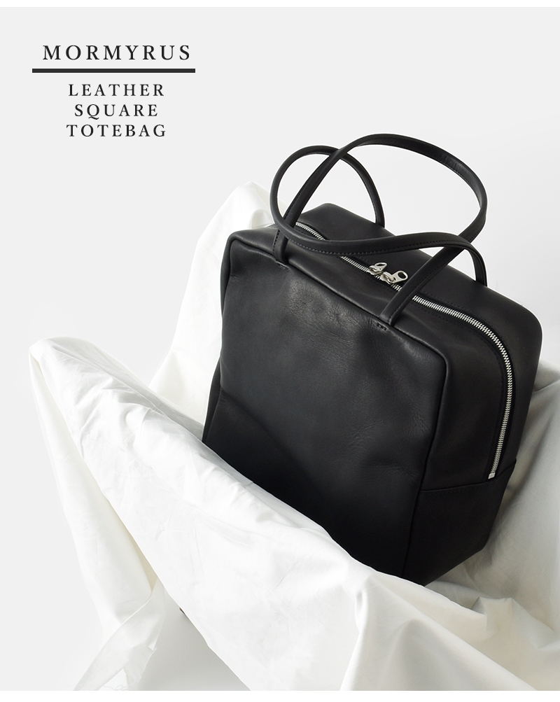 クーポン対象】mormyrus モルミルス レザー スクエア トートバッグ m