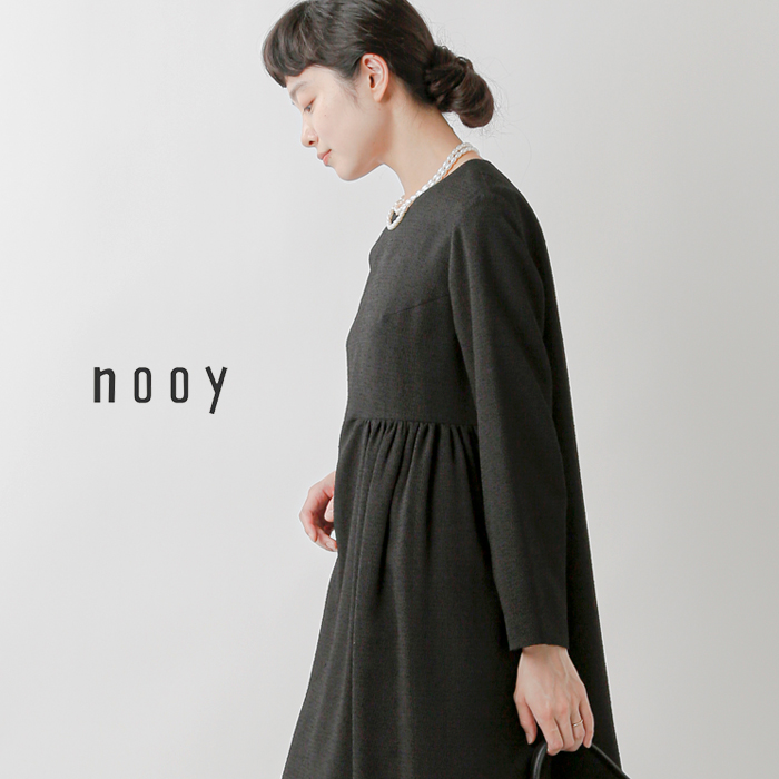 クーポン対象】nooy ヌーイ ブークレ ジャガード ブラック ベル