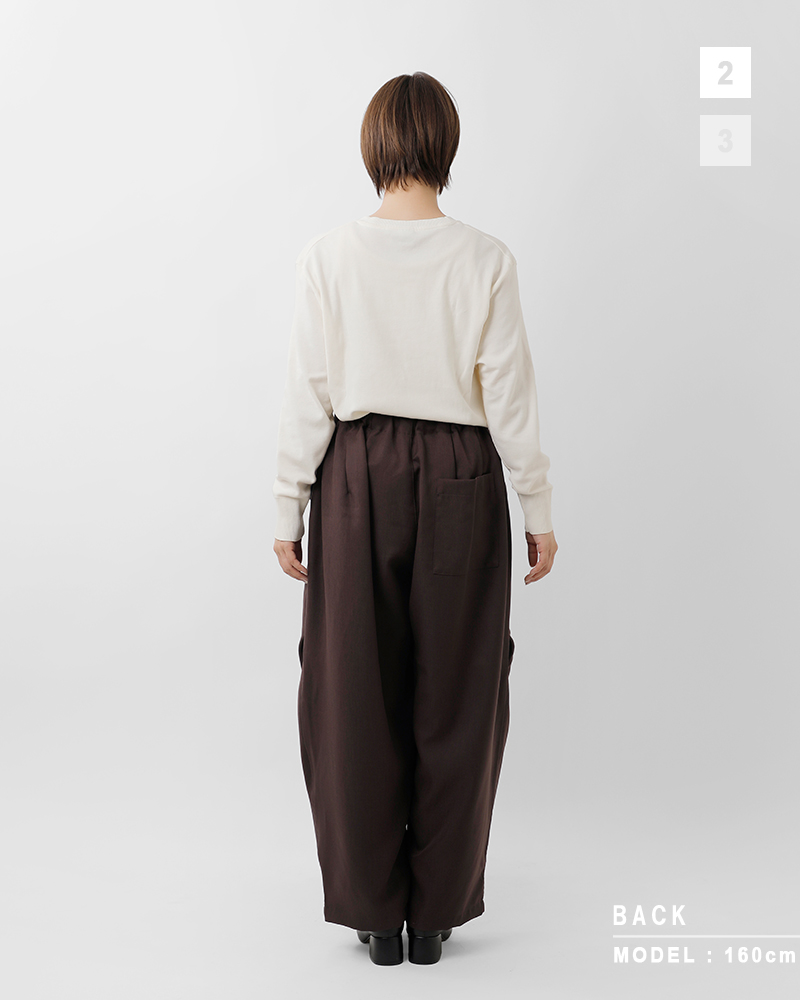 ミズイロインド mizuiro ind トロピカル ストレッチ ワイド カーゴ