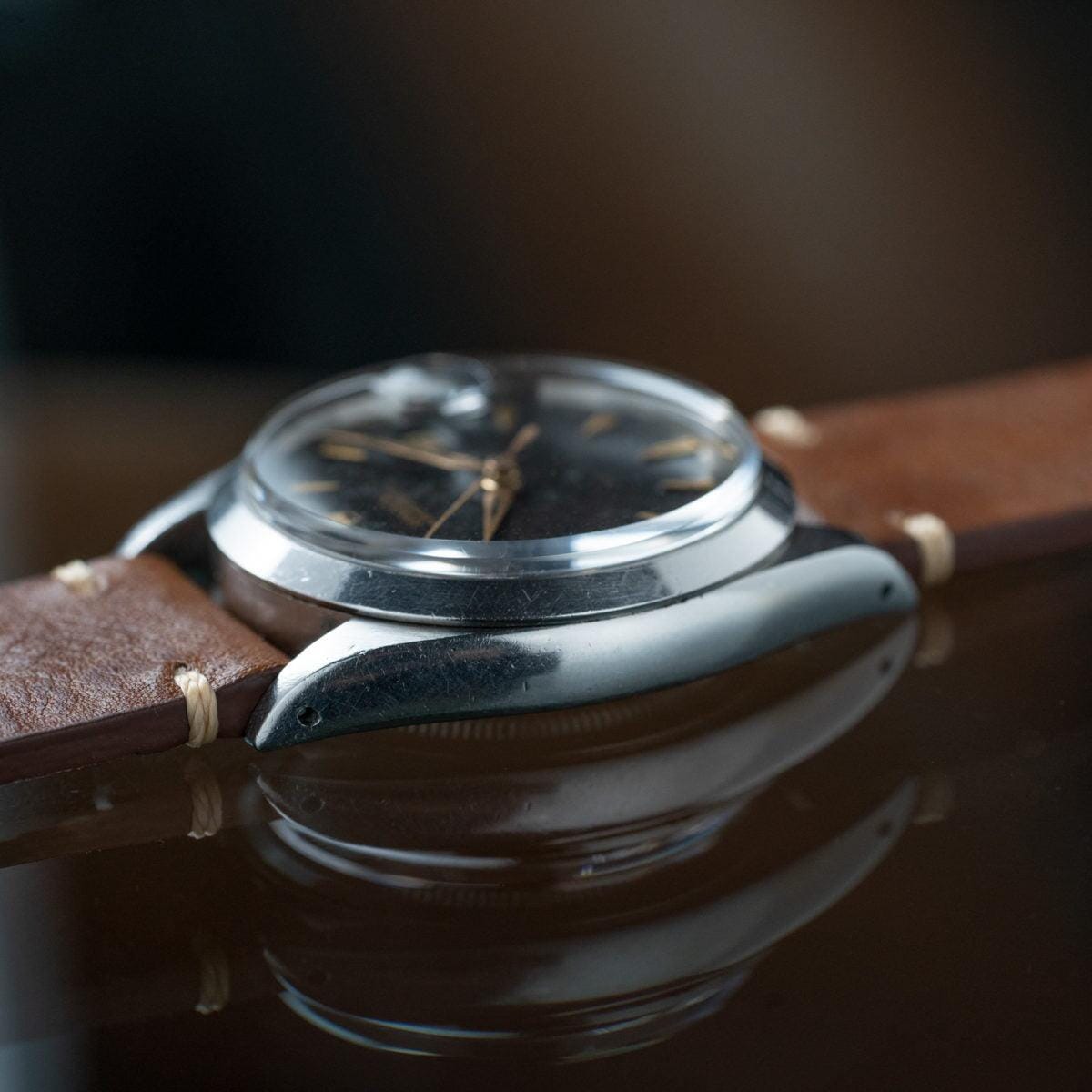 ロレックス オイスターデイト プレシジョン 6694 ブラック ミラー