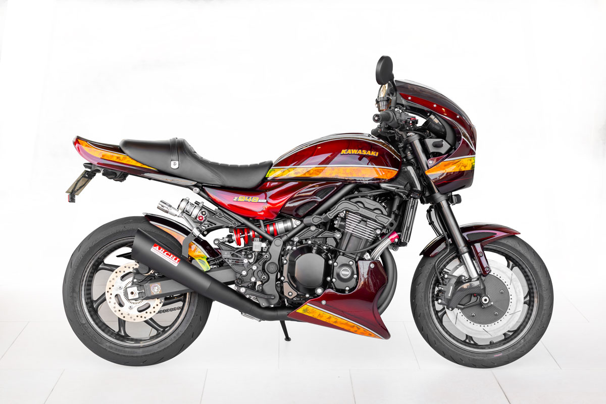 2022年東京モーターサイクルショー展示車両 ARCHI Z900RS “レッド
