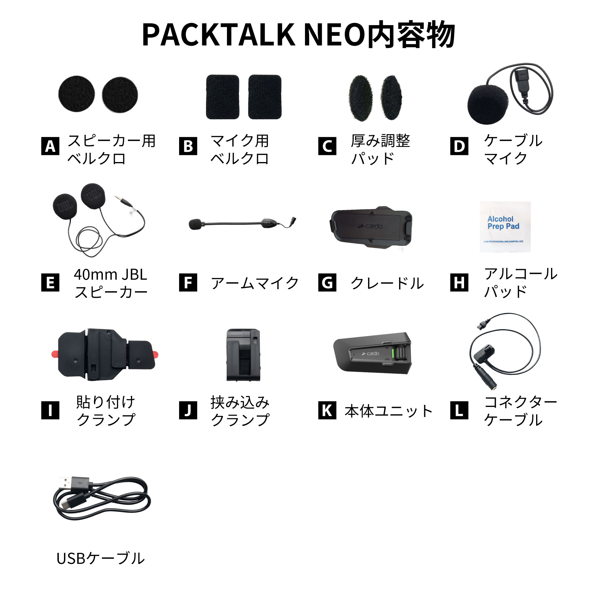 PACKTALK NEO - Cardo - バイク用インカム - 株式会社アーキサイト