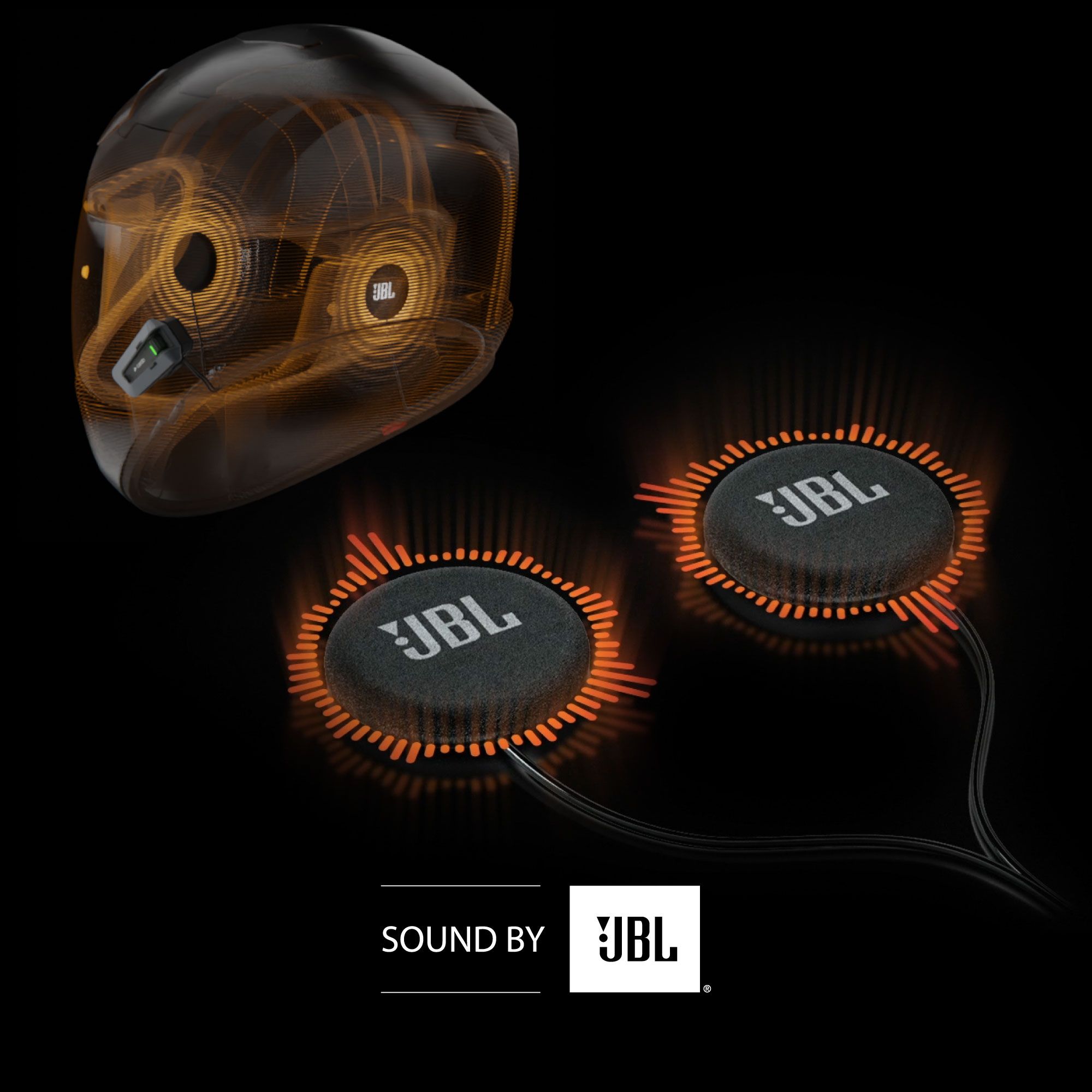 PACKTALK PRO/EDGE - 2nd Helmet Kit (Sound by JBL) - Cardo - 株式