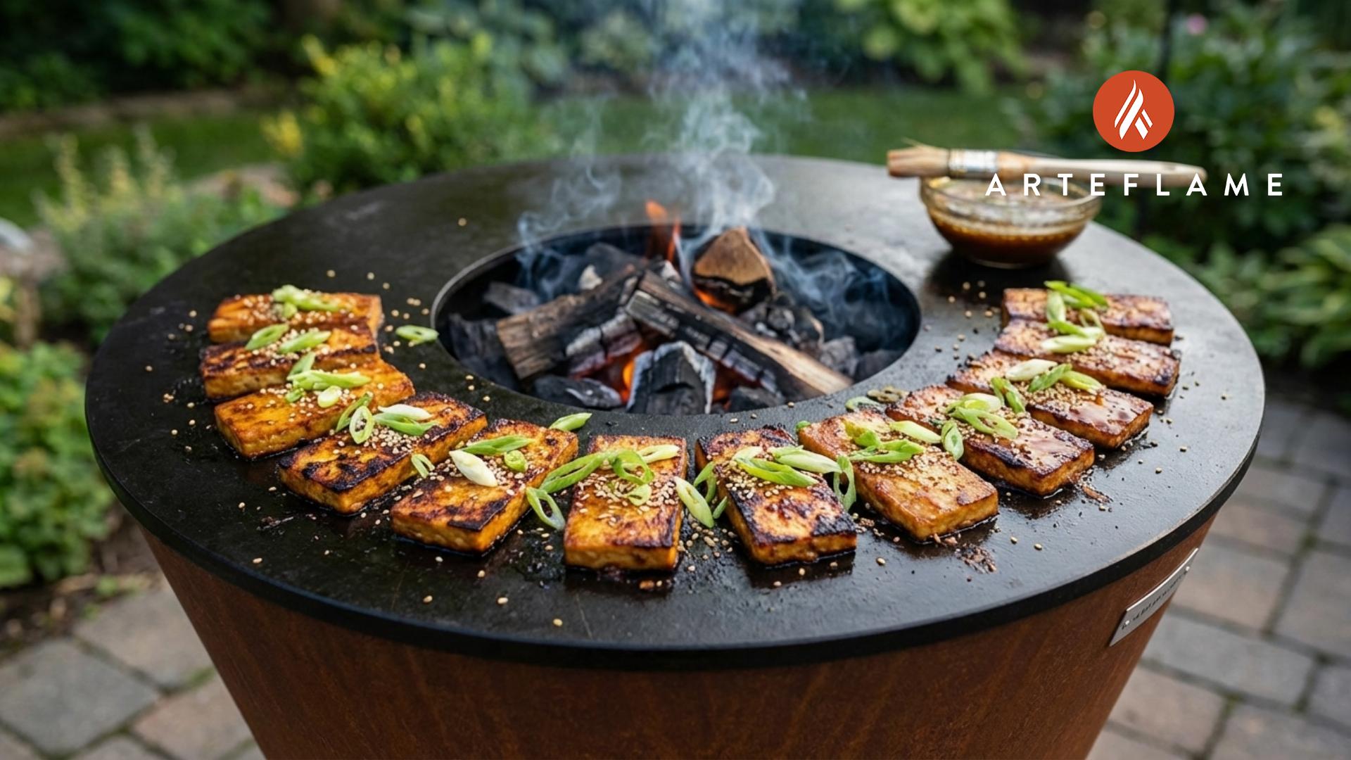 Crispy Grilled Tofu: Korean Doenjang Marinade | Arteflame