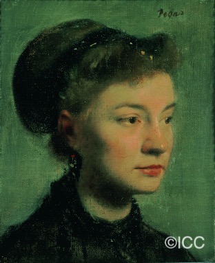 若い女の肖像」 エドガー・ドガ | 世界の美術館