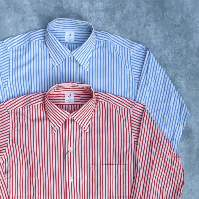 アナトミカ新作、キャンディーストライプ柄のシャツで春を迎えよう