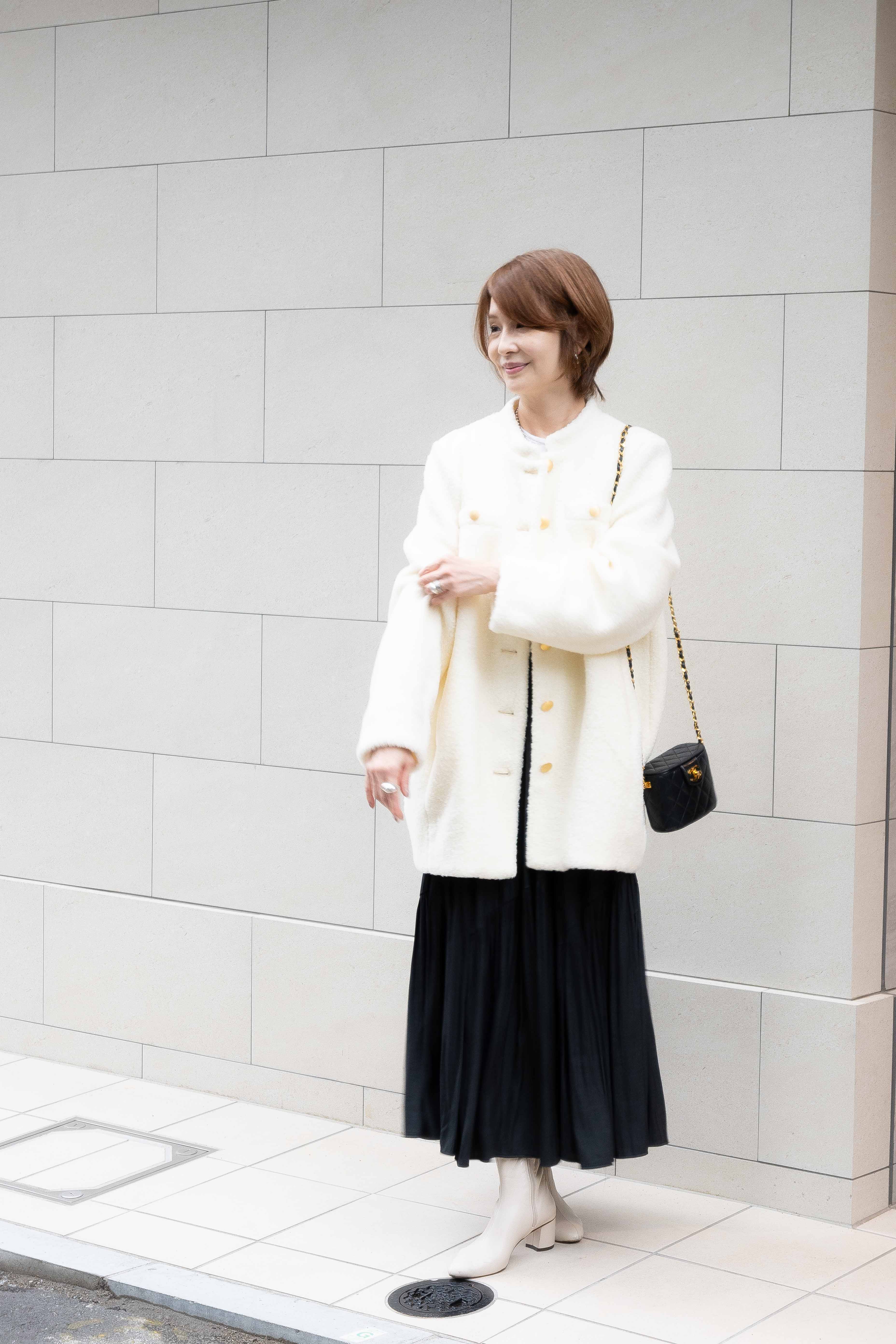 ウール混ボアコート NS-167 – ATELIER N'S