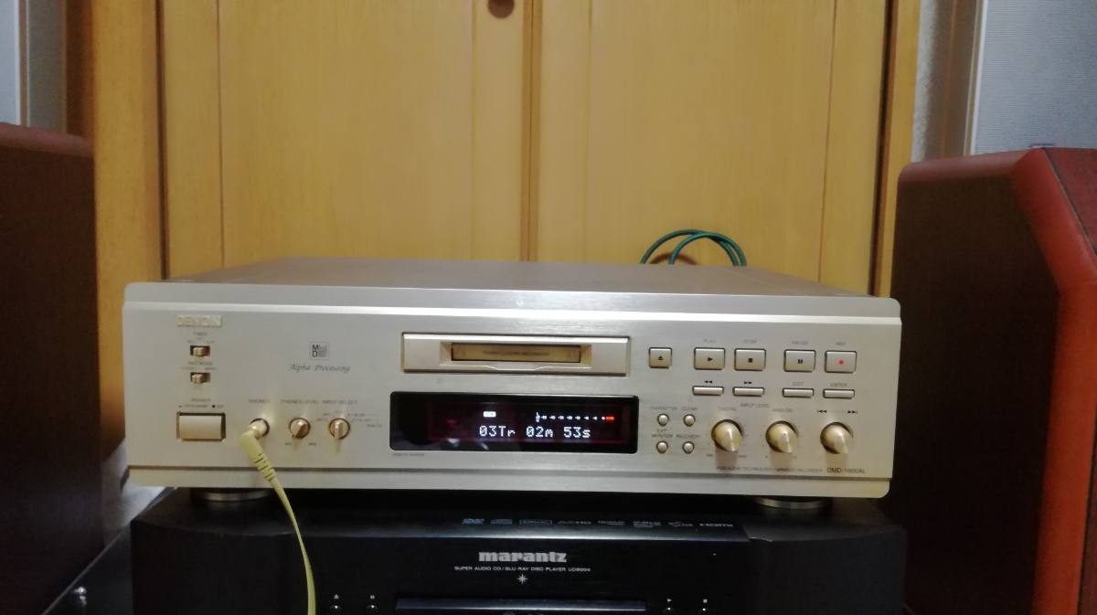 デノン MDレコーダー DENON DENON DMD-1600AL MDレコーダー 難あり DMD