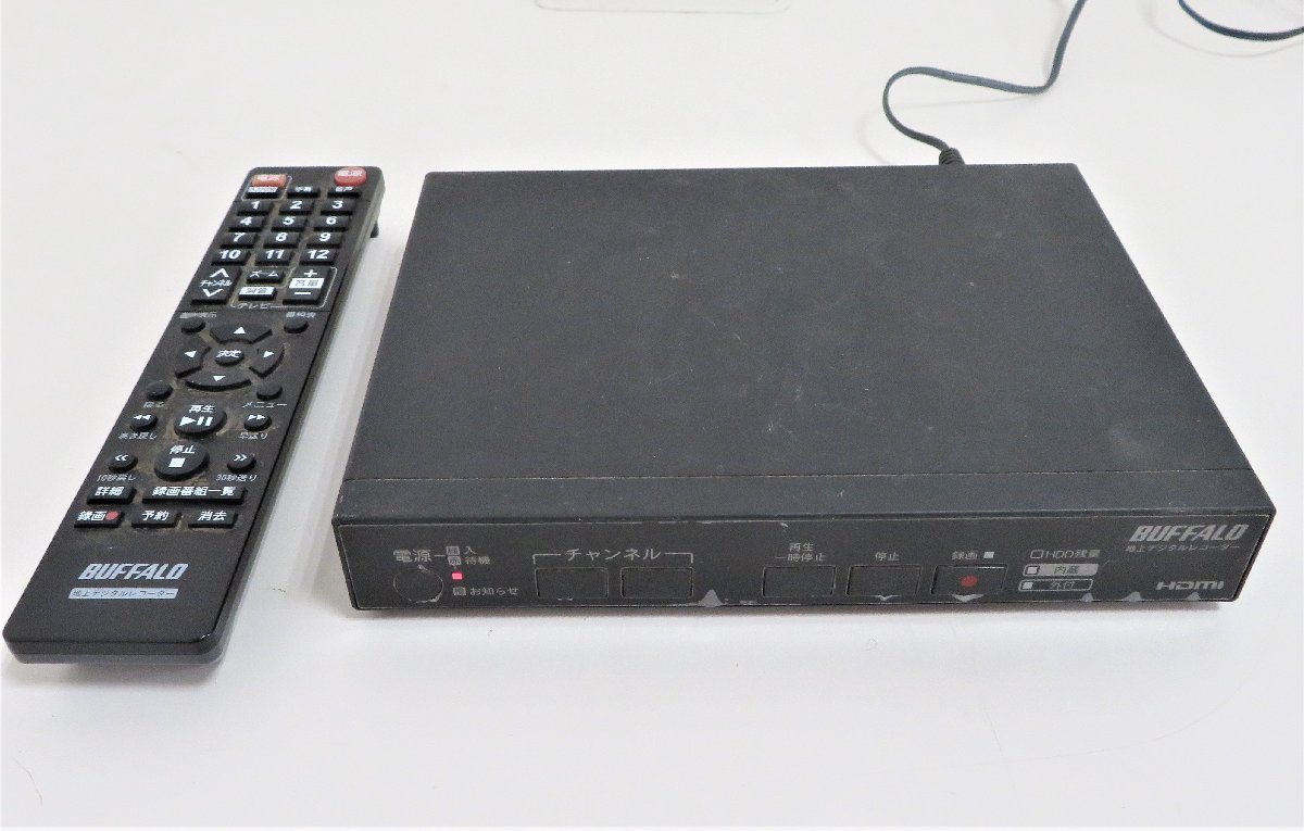 地デジチューナー DTV S110 バッファロー BUFFALO リモコン綺麗