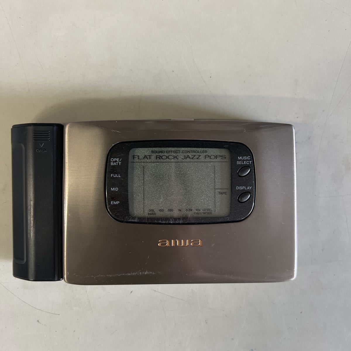 aiwa アイワ HS-PX1000 ポータブルカセットプレーヤー 通電ジャンク