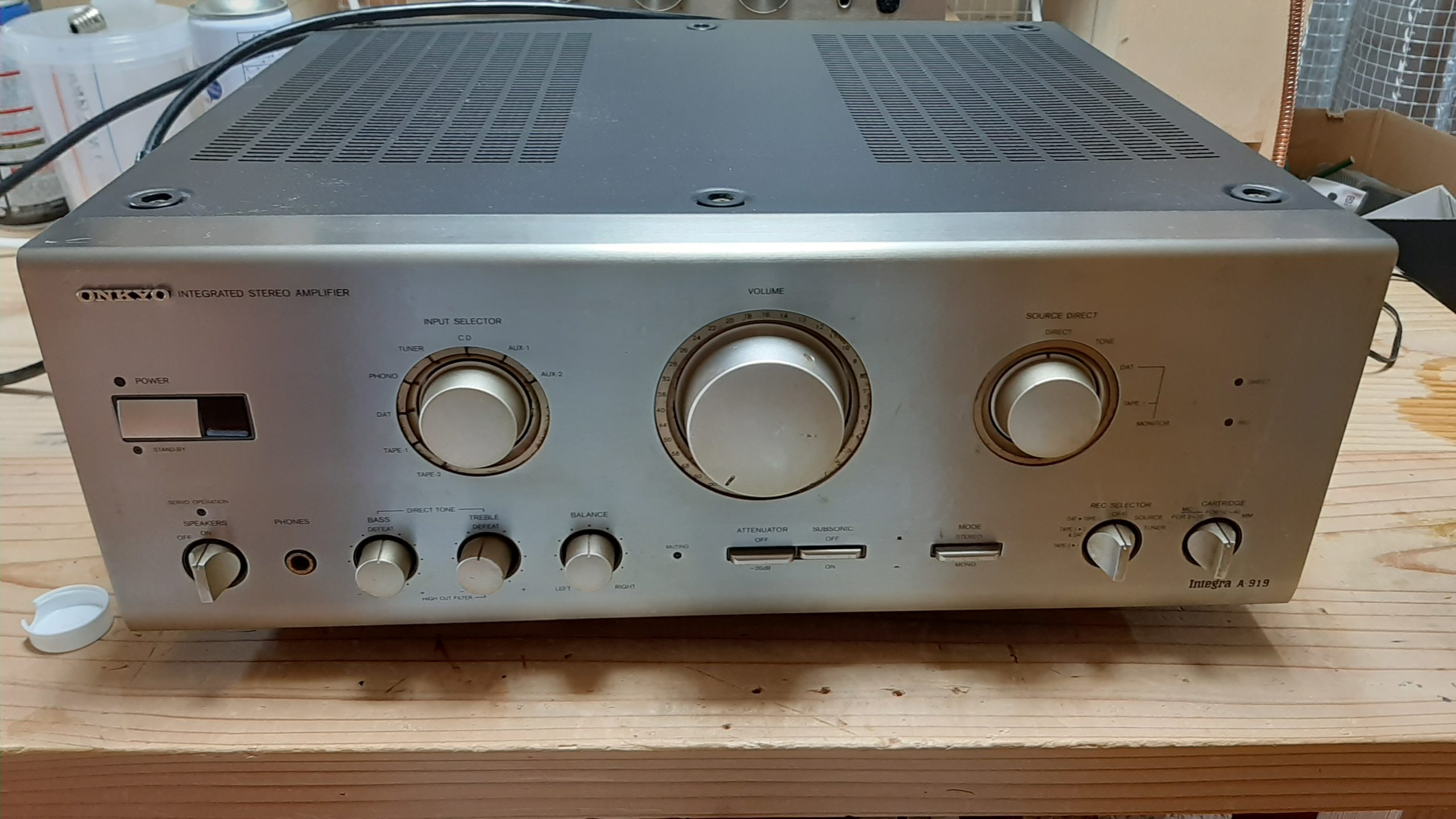 次へのステップ ONKYO INTEGRA A-919 – ぎりレコ