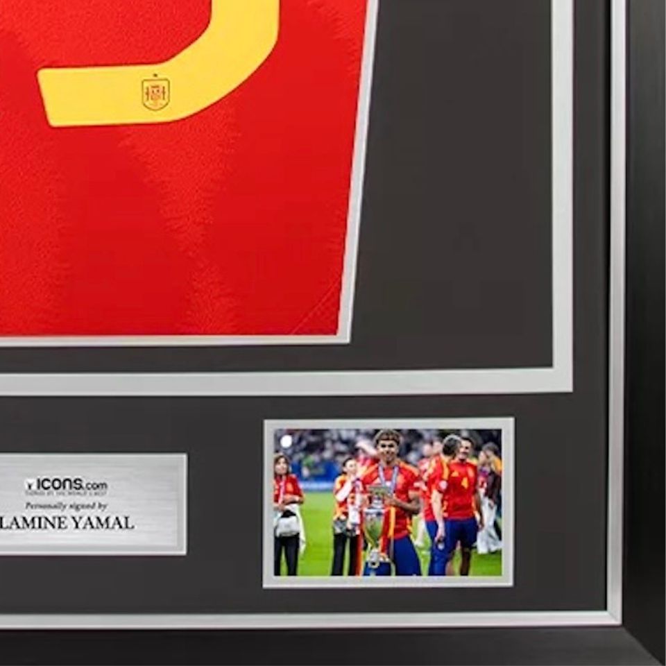 ラミン・ヤマル【直筆サイン入り】2024-25 スペイン代表ユニフォーム