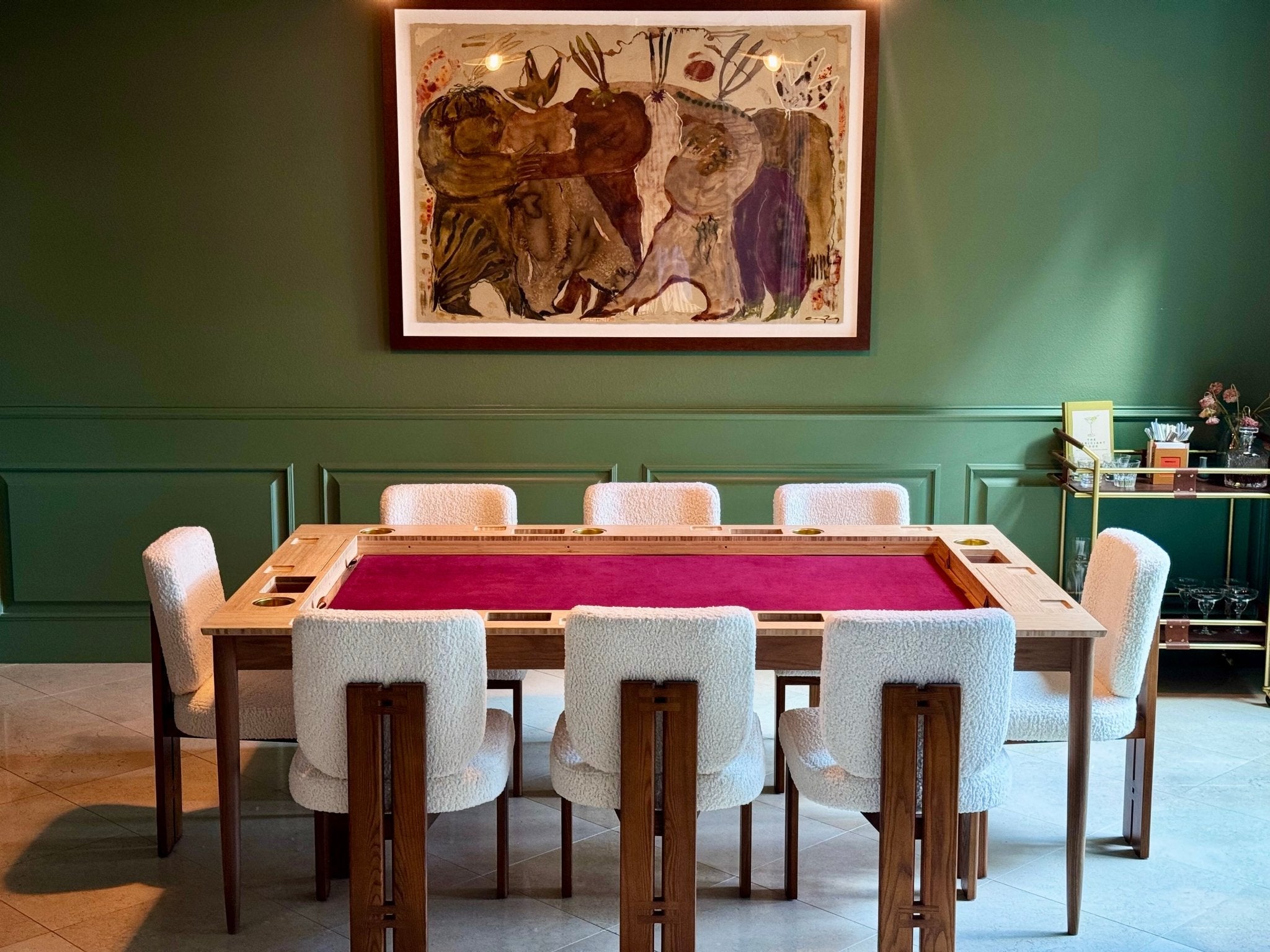 Buy The Dresden Board Game Dining Table | High End, Custom Table