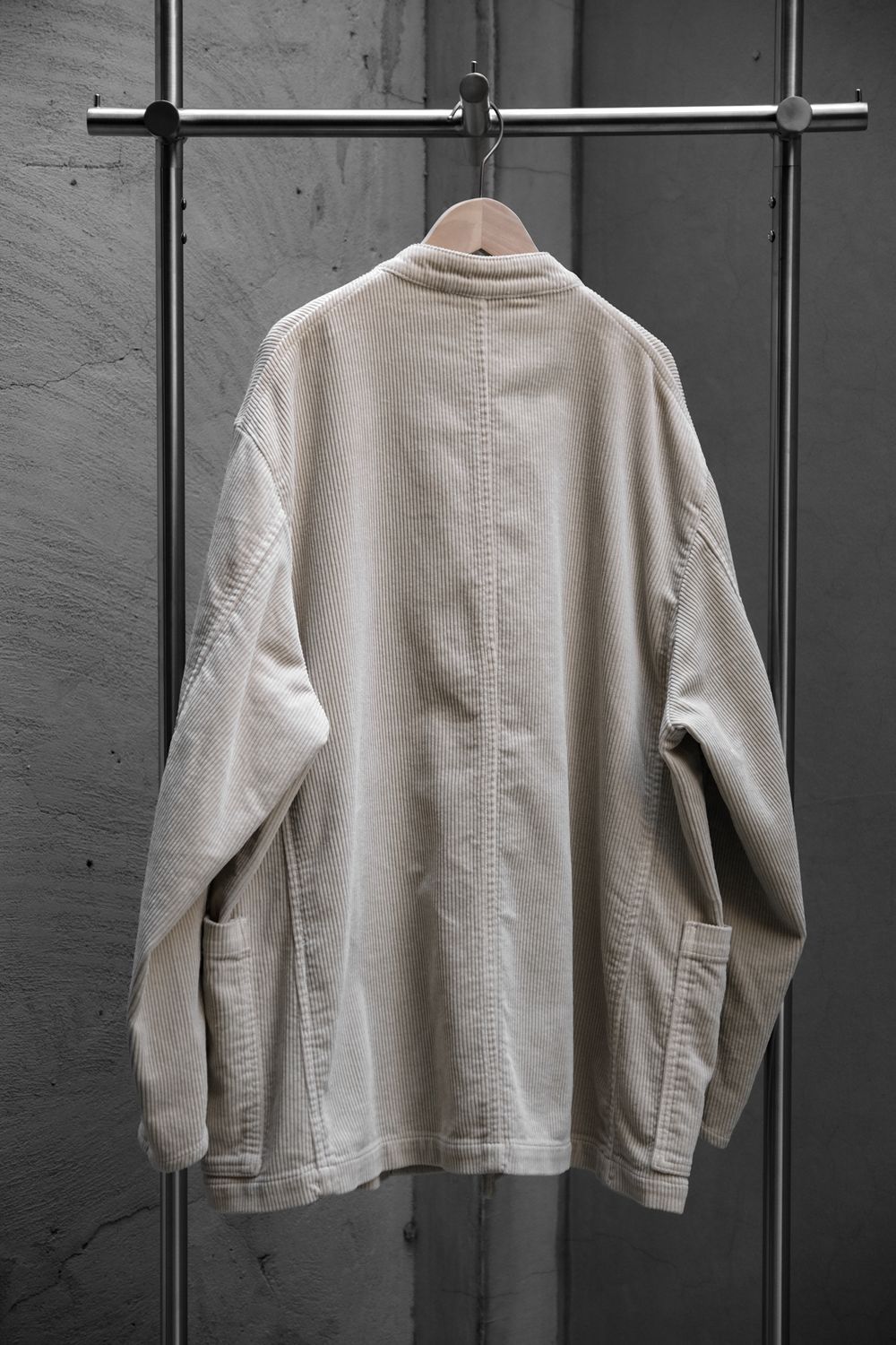 ポータークラシック コーデュロイ スタンドカラー フレンチダブル