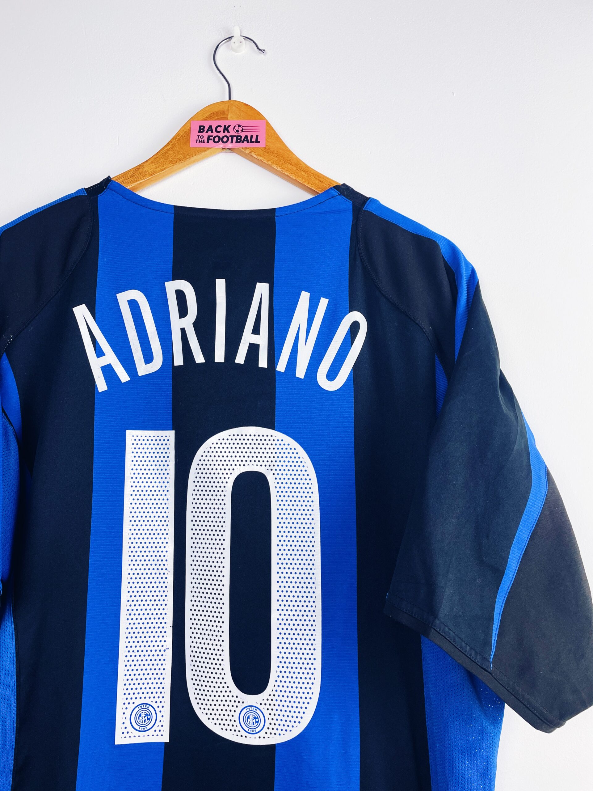 Maillot vintage 2004 / 2005 - Inter Milan - Adriano #10 (XL