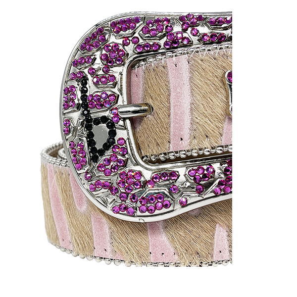 Triple 'b' Zebra Classic - Light Pink - B.B. Simon®