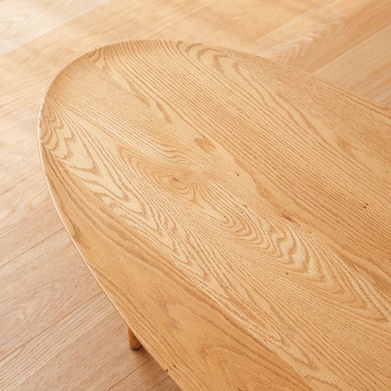 天然無垢の楕円型リビングテーブル | ボー・デコール オンラインショップ