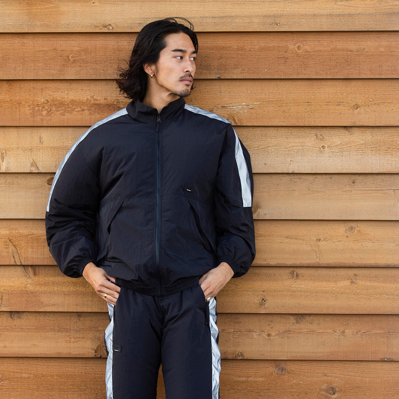 リフレクター ジップ ジャケット ビーチドデイズ 公式 BEACHED DAYS