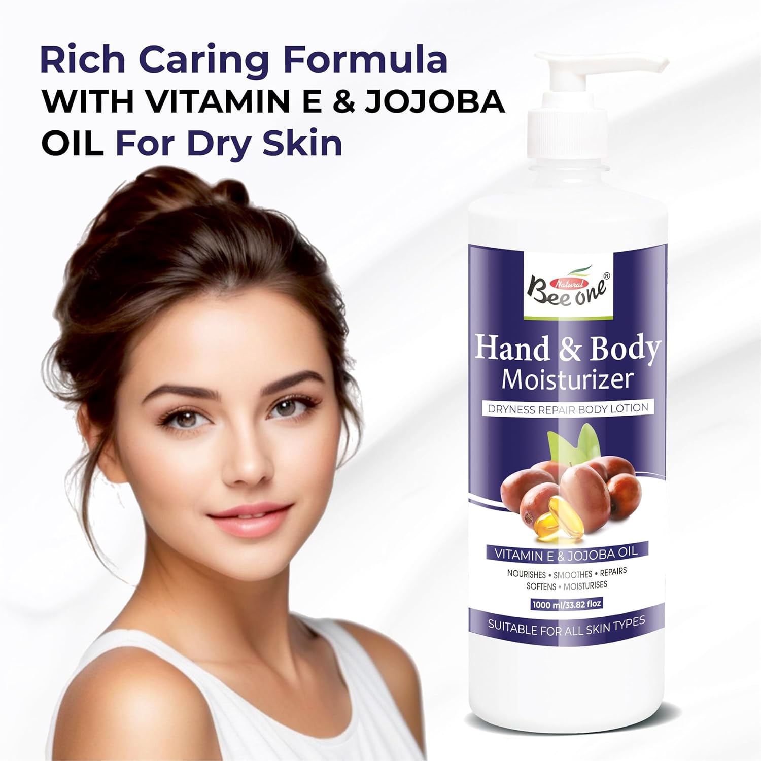 Hand & Body Moisturiser 1000ml – Beeone
