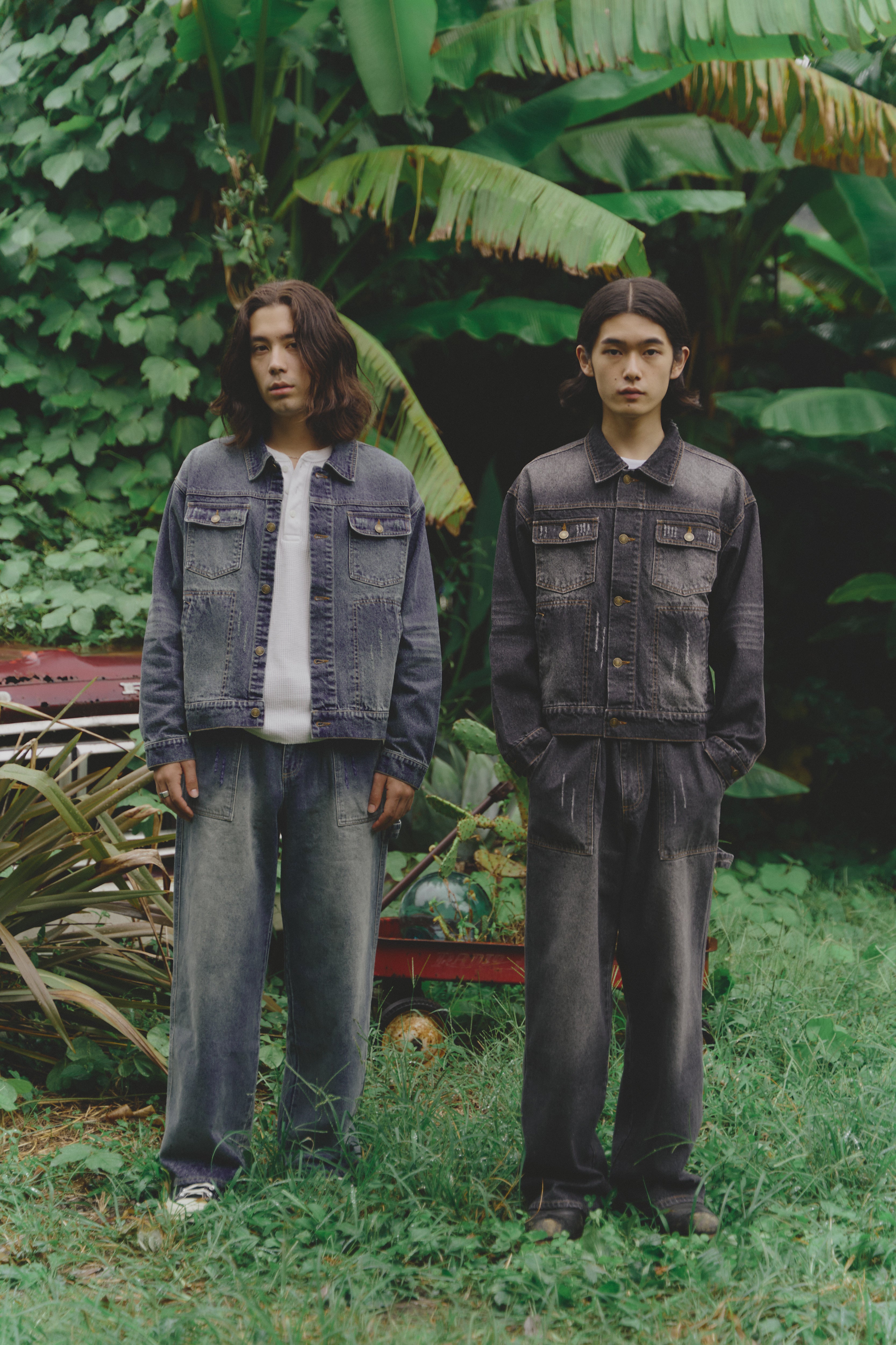 Damage baker denim pants – BELVET