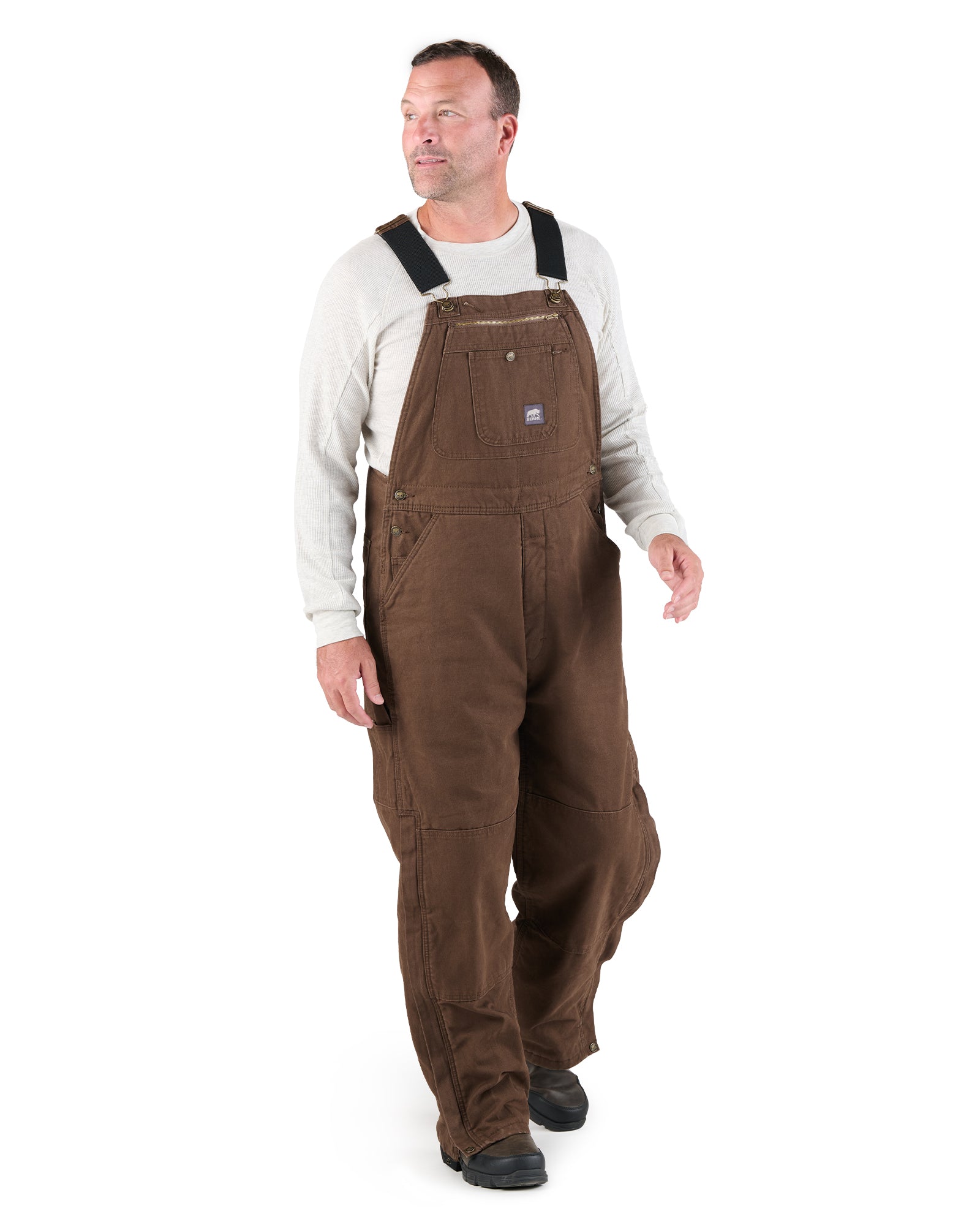 Men's Insulated Washed Duck Bib Overall – Berne Apparel