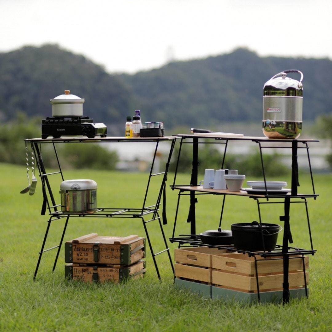 HangOut クランク スタッキングラック ウッド HangOut】 クランク