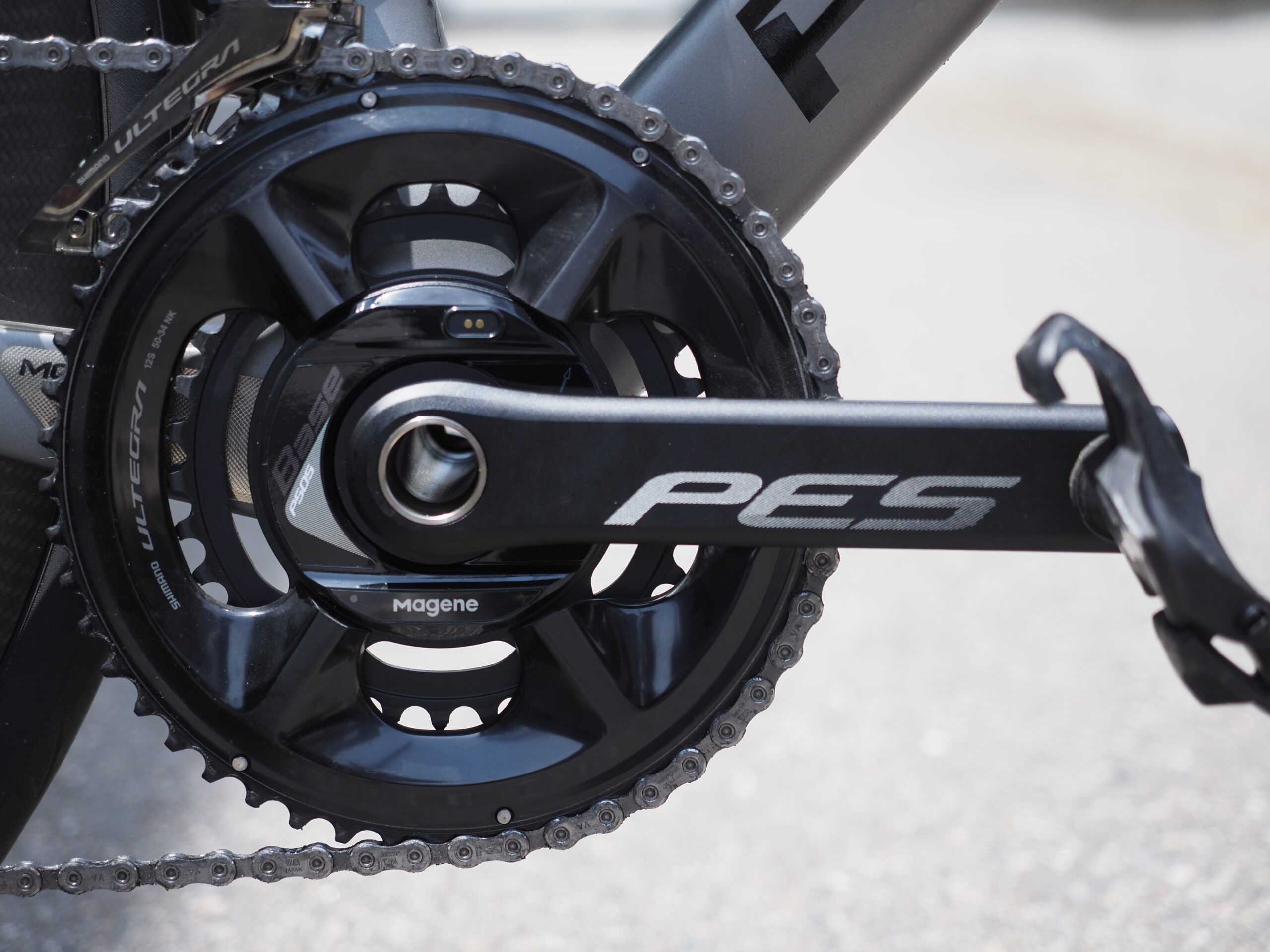 Magene PES−505パワーメーター付きクランクセット165mm