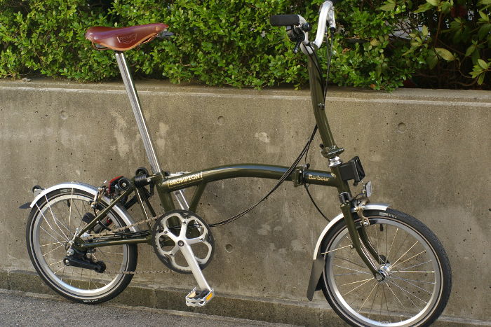Brompton × Barbour M6L 発売です。 – Bici Termini