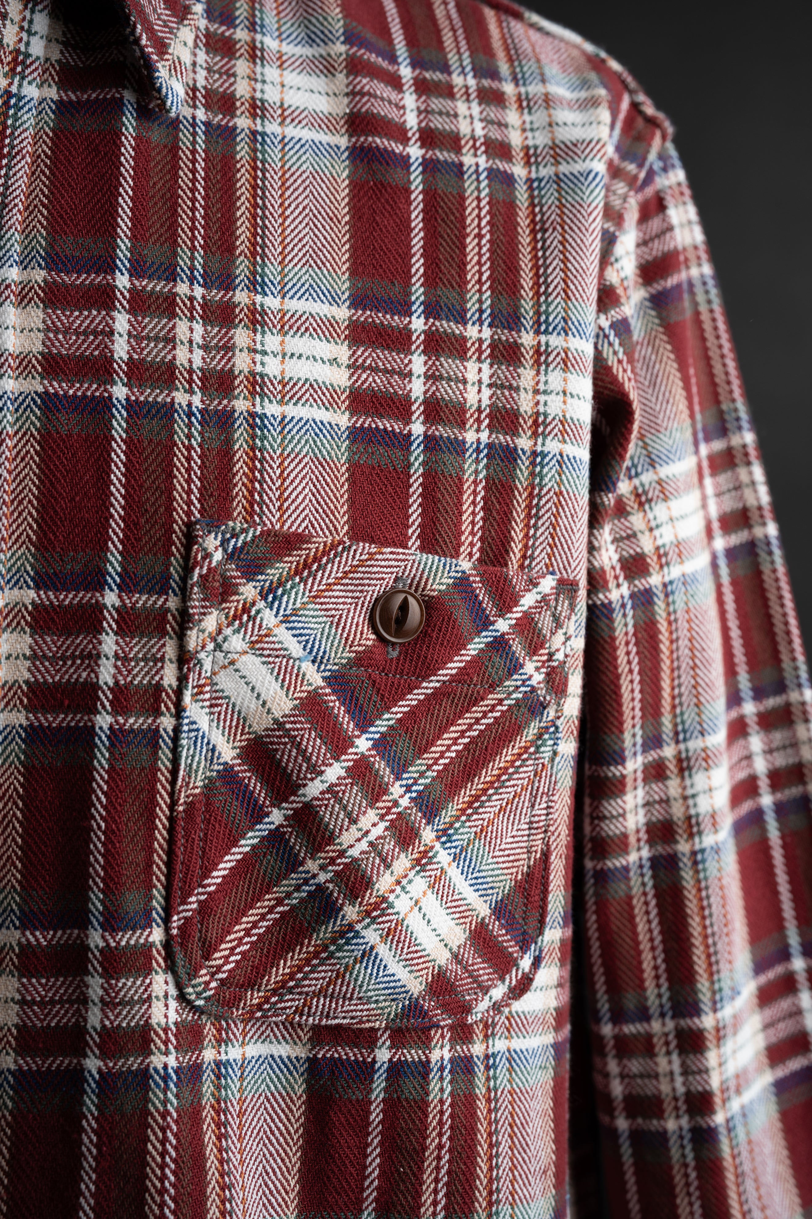 MS001E (32) HEAVY COTTON FLANNEL SHIRT – BIG JOHN【公式