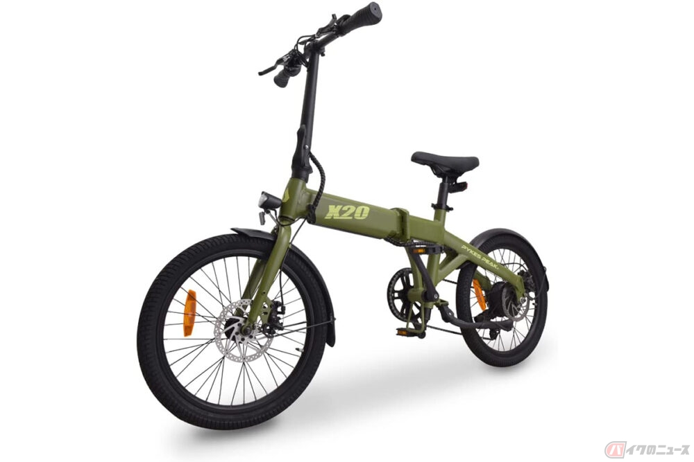 最大走行距離80km！ 見た目も走りもスマートな電アシ「X20」の予約販売