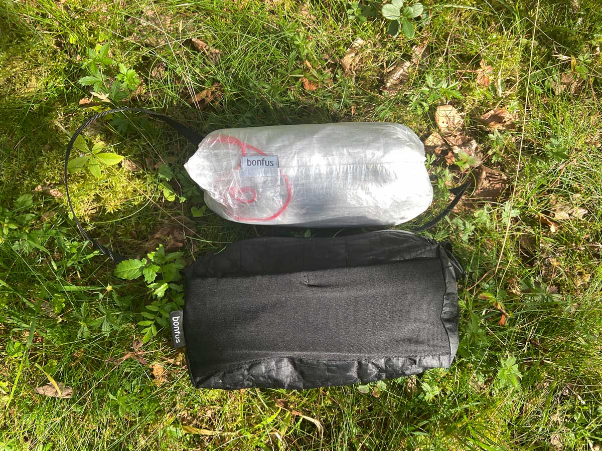 DCF Square Flat Tarp - Bonfus - Ultralight Outdoor Gear