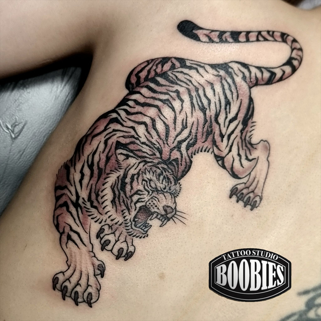Tiger | 名古屋大須のタトゥースタジオ【 BOOBIES TATTOO NAGOYA 】