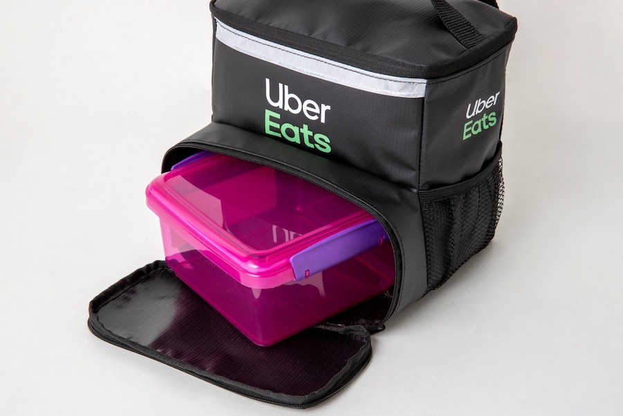 あのUber Eats配達用バッグが機能的ポーチに！ランチボックスを運ぶの