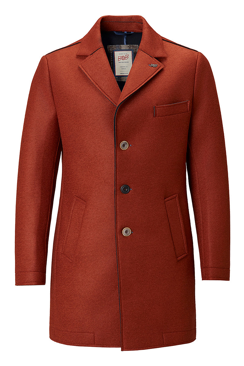 AND153 ボンディングチェスターコート / COL：PANNA ホワイト系 BOB JAPAN