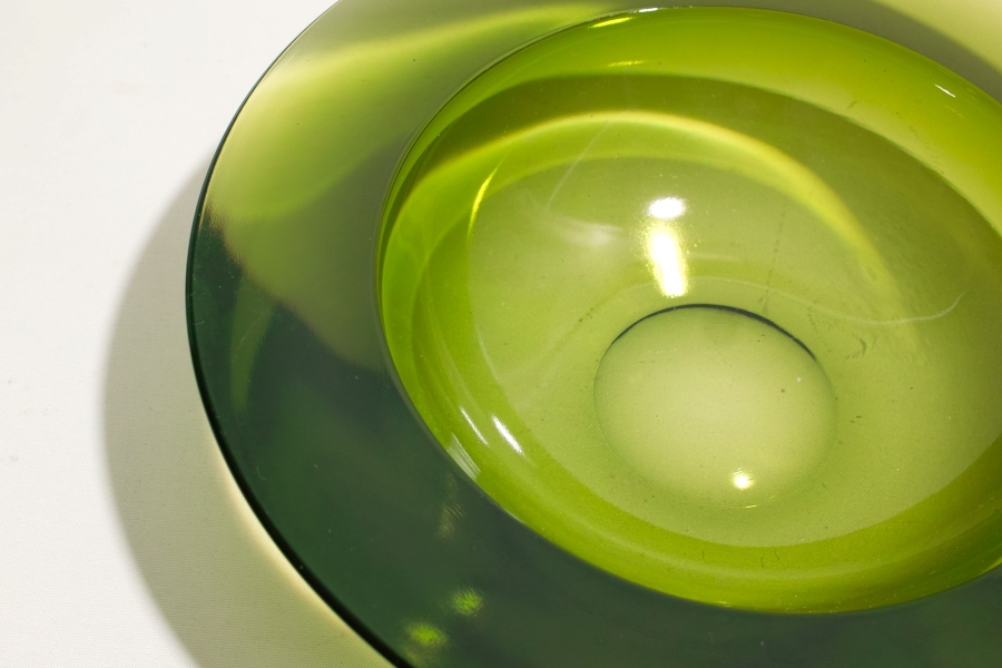 No.6840「グリーンガラスボウル：竹内伝治」SOLD | ボルトナットマーケット