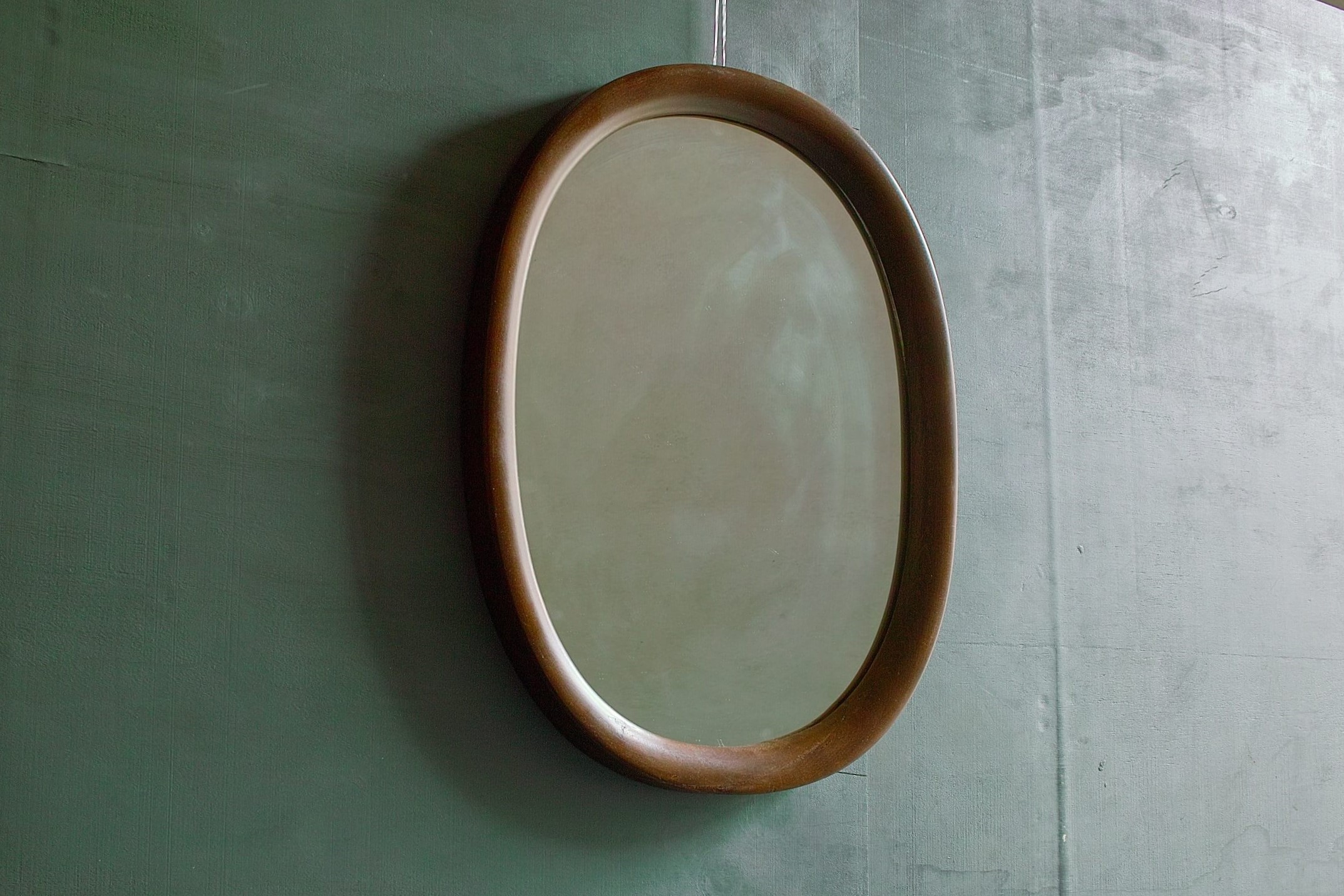 No.7622「曲木のオーバルウォールミラー：秋田木工/柳宗理デザイン