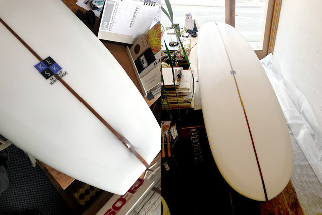 ☆お客様のオーダーボード完成しました！KATSU KAWAMINAMI SURFBOARDS